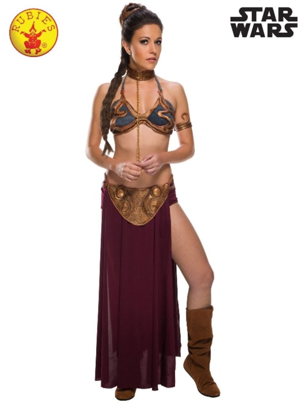 Princess Leia Secret Wishes Slave Costume - Ladies - Large - Rubies